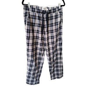 Ugg Men's Grant Pajama Pants Blue Plaid Size Extra Large XL‎
